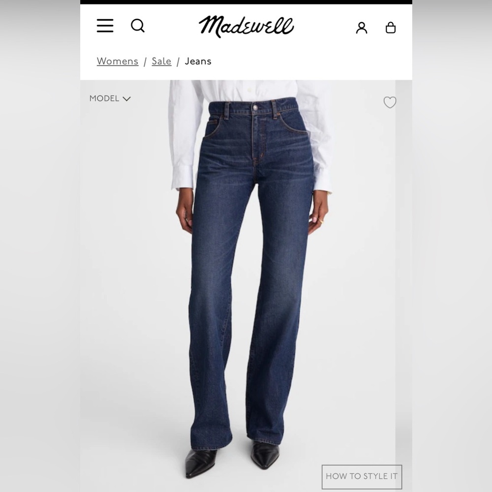 Madewell Relaxed Bootcut Jean